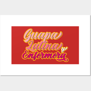 Guapa Latina y Enfermera Posters and Art